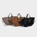Factory Direct Women's Handbag, Large Capacity, Simple Retro Style, Underarm Shoulder Bag, 2026 New Versatile Tote Bag_maomaolike.com