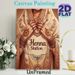 Henna Station Themed Painting Poster, Intricate Ethnic Style Poster, Warm-toned Traditional Henna Art With Ornate Attire Details, Ideal For Cultural_maomaolike.com