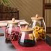 Large Capacity Glass Storage With Wooden Lid, Airtight Mason Jar For Tea, Candy, Grains And Dry Snacks_maomaolike.com