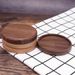 Solid Wood Coaster For Water Coffee Cup, Heat Insulation Pad, Walnut Wood, Simple Anti-scalding, Household Ceremony_maomaolike.com