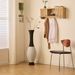 39-Inch Tall Standing Designer Floor Vase - Durable Artificial Rattan - Elegant Two-Tone Dark Brown Finish - Ideal Decor Accent For Living Room, Bedroom, Entryway - Stylish Home Decor Statement Piece_maomaolike.com