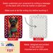 Affenpinscher Holiday Christmas Porcelain Ornament Christmas Tree Hanging Decorations For Home Christmas Holiday, Rectangle, Gift, Multicolor_maomaolike.com