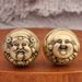 Brass God Of Wealth Elderly Fitness Handball Handheld Stress Relief Artifact Copperware Pure Copper Metal Crafts Wholesale_maomaolike.com
