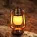 LED Rechargeable Bar Creative Qingba Decorative Table Iron Art Outdoor Camping Kerosene Lamp Lantern_maomaolike.com
