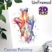 Human Back Muscle Anatomy Painting Poster, Vibrant Watercolor Splatter Style Poster, Informative Anatomical Art Ideal For Medical Clinic, Therapy_maomaolike.com