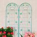 4 Pack Metal Garden Trellis 71" X 19.7" Rustproof Trellis For Climbing Plants Outdoor Flower Support Green_maomaolike.com