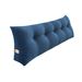 SOGA 150cm Blue Triangular Wedge Bed Pillow Headboard_maomaolike.com