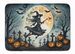 Flying Witch Spooky Halloween Memory Foam Kitchen Mat Machine Washable Anti-Fatigue Mat Cushion Comfort Bath Mat Or Kitchen Rug_maomaolike.com