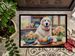 Decorating Easter Great Pyrenees Doormat Front Door Mat Indoor Outdoor Rugs For Entryway, Non Slip Washable Low Pile, 24H X 36W_maomaolike.com