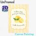 Lemon Themed Inspirational Quote Painting Poster, Soft Watercolor Lemon & Typography Poster, Warm Uplifting Decor Piece Suitable For Kitchen, Dining_maomaolike.com