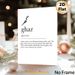 Ghar Definition Painting Poster, Minimalist Black & White Typographic Poster, Warm Home-concept Art Ideal For Living Room, Bedroom Wall Decor_maomaolike.com