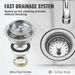 VEVOR Stainless Steel Prep & Utility Sink, 1 Compartment Free Standing Small Sink Include Faucet & Legs, 21"x41" Commercial Single Bowl Sinks For Garage, Restaurant, Kitchen, Laundry, NSF Certified_maomaolike.com