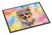 Pomeranian Hippie Dawg Doormat Front Door Mat Indoor Outdoor Rugs For Entryway, Non Slip Washable Low Pile, 24H X 36W_maomaolike.com