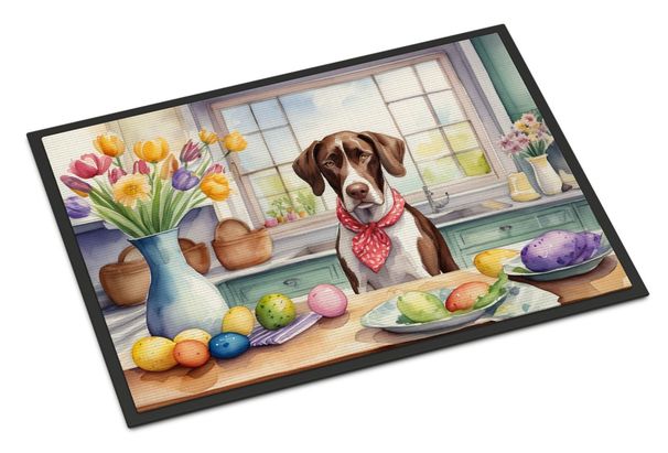 Decorating Easter Pointer Doormat Front Door Mat Indoor Outdoor Rugs For Entryway, Non Slip Washable Low Pile, 24H X 36W_maomaolike.com