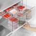 Mini Fridge Organizer Bins Stackable Clear Storage Box Food Container Kitchen Pantry_maomaolike.com