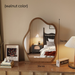 Vintage Style Makeup Table Bedroom Home Cloud Decorative Wall-Mountable Desktop Dressing Mirror_maomaolike.com