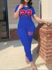 Women's Clothing standard code fat woman spring and summer women's printing personality leisure two piece suit_maomaolike.com
