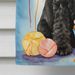 Labradoodle Black Happy Birthday House Flag Large Porch Sleeve Pole Decorative Outside Yard Banner Artwork Wall Hanging, Polyester, House Size, Multicolor_maomaolike.com