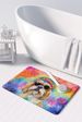 Shih Tzu Hippie Dawg Memory Foam Kitchen Mat Machine Washable Anti-Fatigue Mat Cushion Comfort Bath Mat Or Kitchen Rug_maomaolike.com