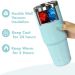 900ML Insulated Cups Portable Tumbler With Water Bottle BPA-Free Thermos Twist On Lid And Flip Up Straw Keep Hot Cold_maomaolike.com