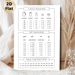 Baking Measurement Conversion Painting Poster, Minimalist Line Style Poster, Practical Reference For Liquid & Dry Measures, Oven Temperature_maomaolike.com