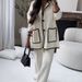 Women's Clothing fashionable patchwork patch bag suit _maomaolike.com