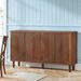 Sideboard Buffet, White Credenza Storage Cabinet With Doors_maomaolike.com