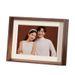 Solid Wood Display Stand High-End Feel 6inch 7inch 8inch A4 A3 Black Narrow Edge Simple Wall-Mounted Photo Empty Frame_maomaolike.com