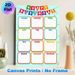 Birthday Tracker Painting Poster, Vibrant Festive Styled Poster, Practical For Recording Monthly Birthdays, Ideal For Office, Club Or Common Area_maomaolike.com