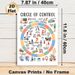 Circle Of Control Painting Poster, Colorful Illustrative Infographic Poster, Aids Emotional Regulation And Self-management, Ideal For Classroom And_maomaolike.com