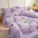 Wholesale INS French Retro Ruffled Pure Four-Piece Princess Style Full Bed Skirt Washed Cotton 4-Piece Set_maomaolike.com