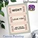 Love Quote Retro Ticket Painting Poster, Vintage Minimalist Ticket-style Print Poster, Warm Sentimental Wording Adds Cozy Atmosphere For Bedroom_maomaolike.com