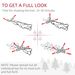 6ft Tall Artificial Christmas Tree, Unlit Xmas Tree With 1000 Branch Tips, Auto Open, Steel Base, Holiday Décor For Home Office, White_maomaolike.com