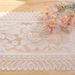 Knitted Lace Square Sunflower Floral Placemat Hotel Napkin High-End Home Coffee Table Cloth Wholesale_maomaolike.com