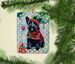 Scottish Terrier Christmas Porcelain Ornament Christmas Tree Hanging Decorations For Home Christmas Holiday, Rectangle, Gift, Multicolor_maomaolike.com