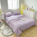 Simple Fashion Summer Four-Piece Set Washed Cotton Double Air Conditioner Bubble Gauze Thin Quilt Core_maomaolike.com