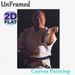 Karate Master Painting Poster, Dramatic Lighting Realistic Martial Arts Portrait Poster, Authentic Karate Stance Decor Suitable For Home Gym, Martial_maomaolike.com