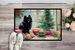 Pomeranian Christmas Cookies Doormat Front Door Mat Indoor Outdoor Rugs For Entryway, Non Slip Washable Low Pile, 24H X 36W_maomaolike.com