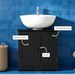 Under Sink Bathroom Cabinet, Pedestal Sink Storage Cabinet With 2 Doors_maomaolike.com