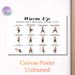 Warm-up Exercises Painting Poster, Clear Minimalist Illustrated Workout Guide Poster, Practical Warm-up Reference Ideal For Home Gym, Fitness Studio_maomaolike.com