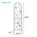 2 Pack Metal Garden Trellis 86.7" X 19.7" Rustproof Trellis For Climbing Plants Outdoor Flower Support Dragonfly Deco Black_maomaolike.com