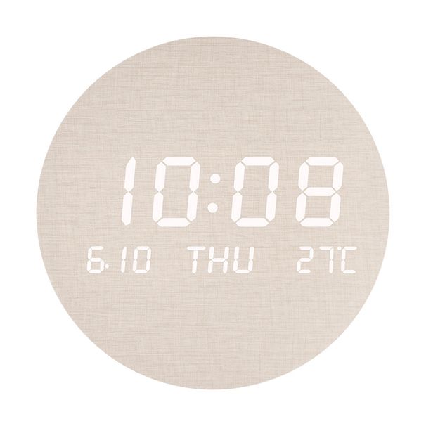 LED Creative For Living Room Home Bedroom Silent Nordic Style Fashion Wall Clock S201_maomaolike.com
