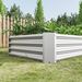 Raised Garden Bed Outdoor, 6×3×1ft , Metal Raised Rectangle Planter Beds For Plants, Vegetables, And Flowers - Silver_maomaolike.com