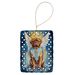 Dogue De Bordeaux My Angel Porcelain Ornament Christmas Tree Hanging Decorations For Home Christmas Holiday, Rectangle, Gift, Multicolor_maomaolike.com