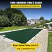 VEVOR Pool Safety Cover Fits 20x40ft Rectangle Inground Safety Pool Cover Green Mesh Solid Pool Safety Cover For Swimming Pool Winter Safety Cover_maomaolike.com