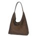 Vintage Large-capacity Fashionable Large 2026 New Model Single Shoulder Underarm With A High-end Woven Texture Tote Bag For Women_maomaolike.com