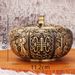 Pure Brass Pumpkin Incense Burner With Lid, Indoor Desktop Creative Metal Craft Ornament Wholesale_maomaolike.com