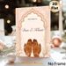 Dua-E-Khair Themed Painting Poster, Soft Pastel Floral & Ornate Arch Frame Poster, Delicate Henna Hand Art, Warm Welcome Decor Ideal For Religious_maomaolike.com