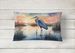 Birds, Birds, Birds Throw Pillow Throw Pillow For Indoor Couch Bed Outdoor Patio Washable, Blue Heron Setting Sun 7502,12Hx16W_maomaolike.com
