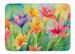 Lilies In Watercolor Memory Foam Kitchen Mat Machine Washable Anti-Fatigue Mat Cushion Comfort Bath Mat Or Kitchen Rug_maomaolike.com